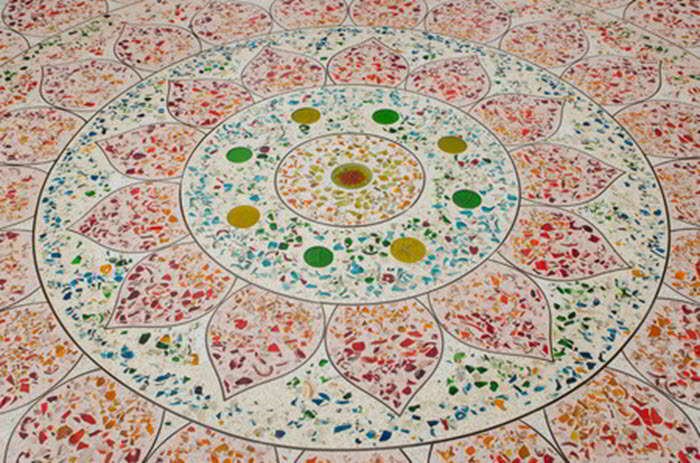 terrazzo epoxy floor pattern