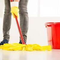 mop on floor